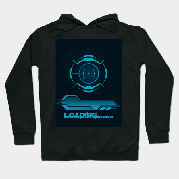 Futuristic loading Hoodie by Fashionlinestor